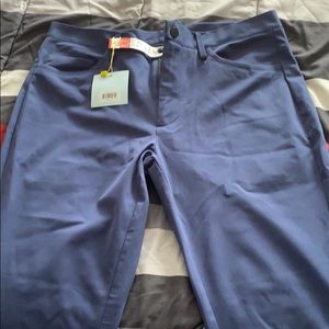 Ministry of supply men’s slim fit 32 pants blue